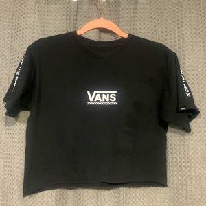Vans T Shirt, crop, size Small